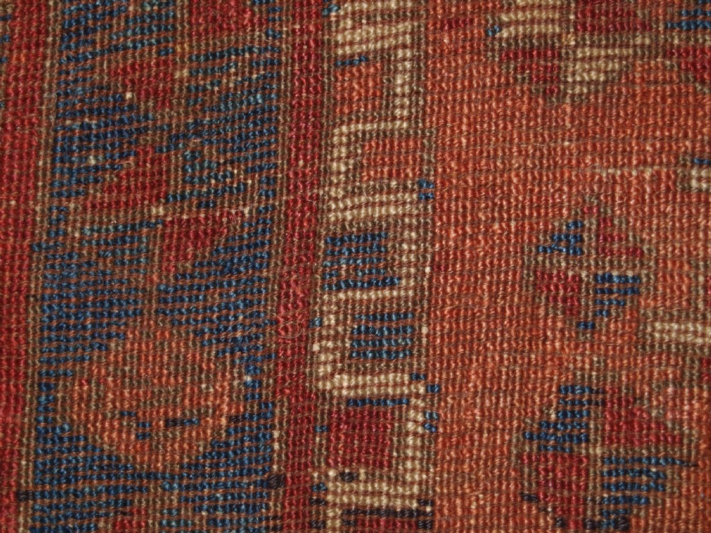 ANTIQUE EAST ANATOLIAN YURUK LONG RUG, BOX MEDALLIONS, CIRCA 1880. View XI
