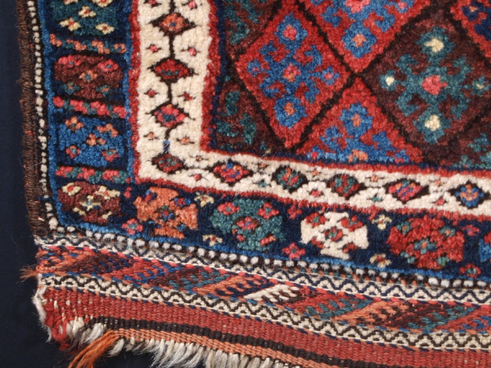 ANTIQUE JAF KURD BAG FACE OF LARGE SIZE, SUPERB CONDITION, CIRCA 1900. View VIII