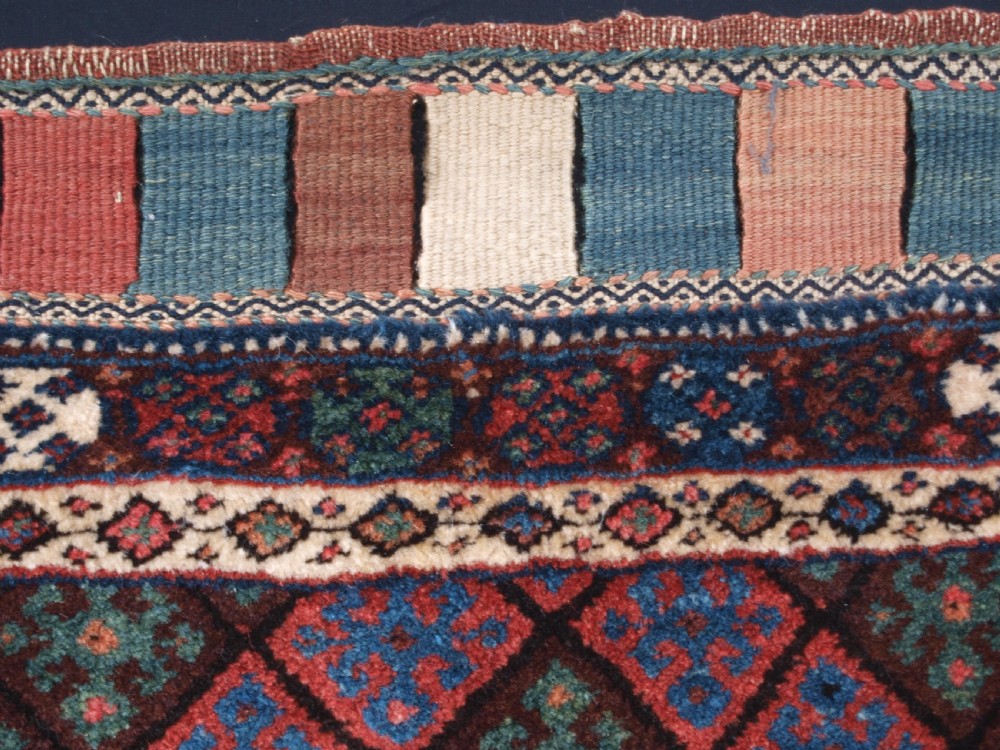 ANTIQUE JAF KURD BAG FACE OF LARGE SIZE, SUPERB CONDITION, CIRCA 1900. View XI
