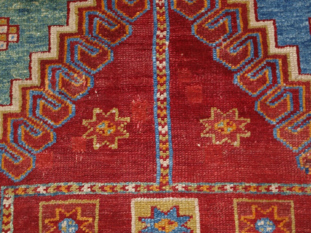 ANTIQUE TURKISH VILLAGE RUG, BERGAMA REGION, SOFT COLOURS, CIRCA 1900. View VII