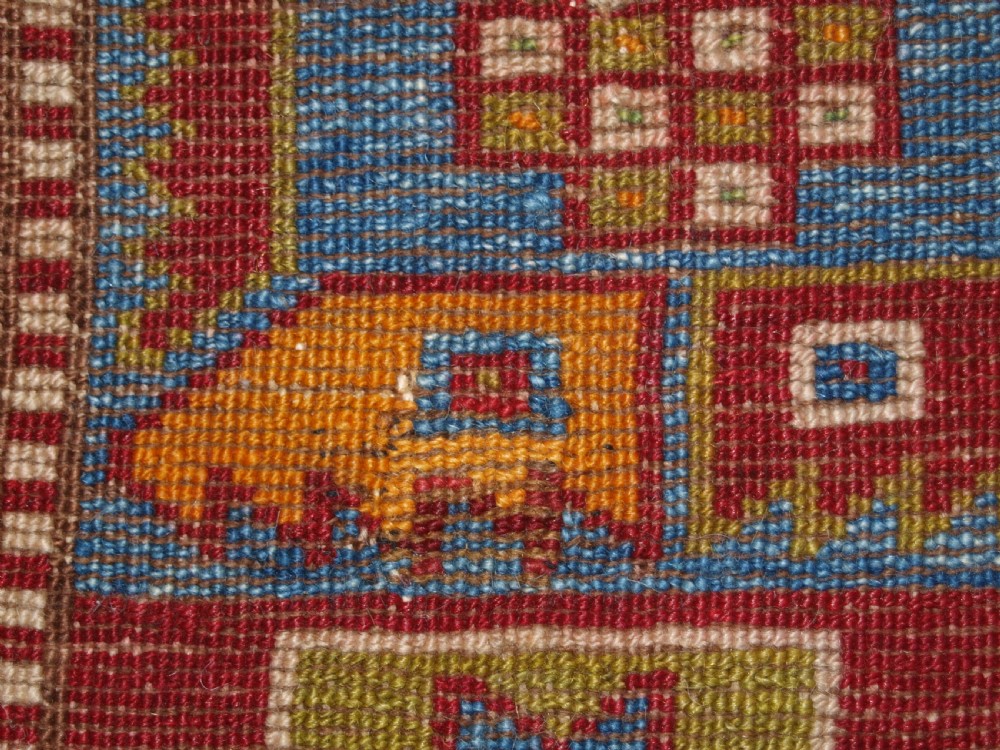 ANTIQUE TURKISH VILLAGE RUG, BERGAMA REGION, SOFT COLOURS, CIRCA 1900. View X