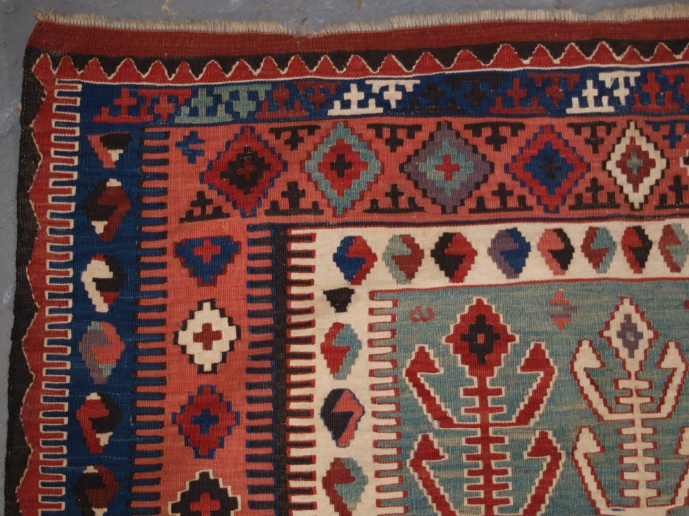 ANTIQUE TURKISH OBRUK PRAYER KILIM, SUPERB CONDITION, CIRCA 1900. View V