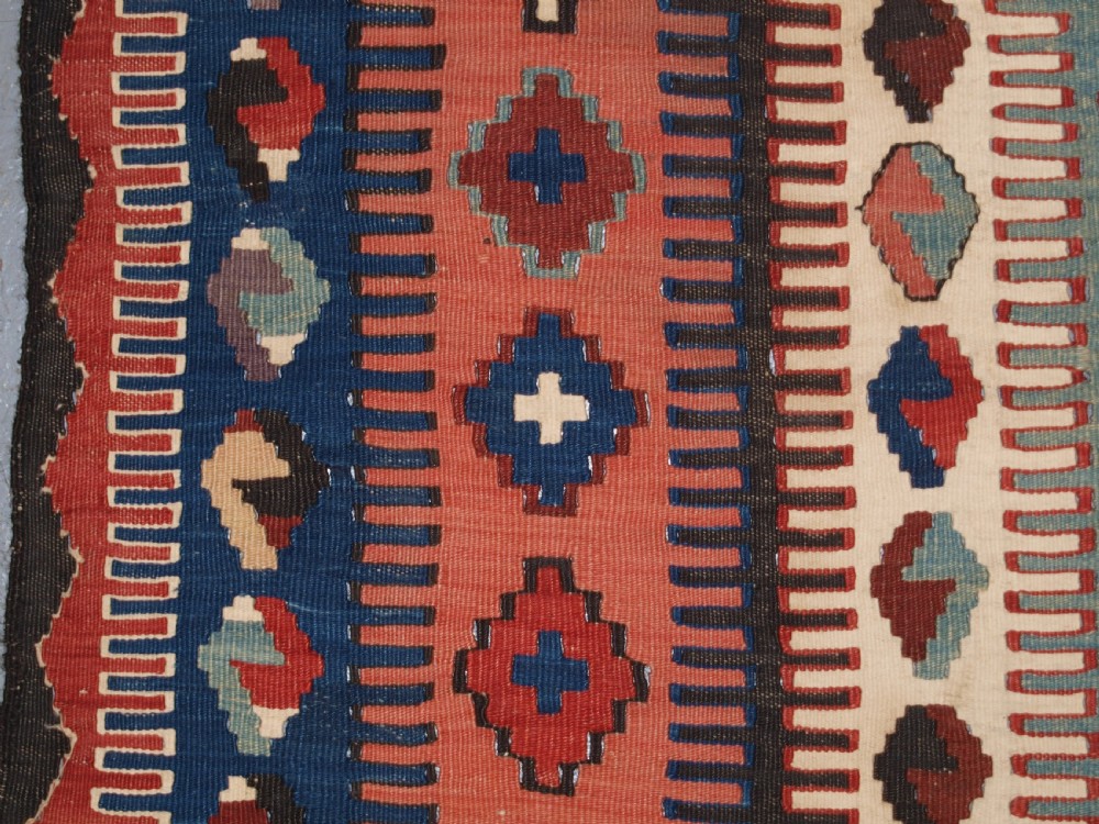 ANTIQUE TURKISH OBRUK PRAYER KILIM, SUPERB CONDITION, CIRCA 1900. View VI