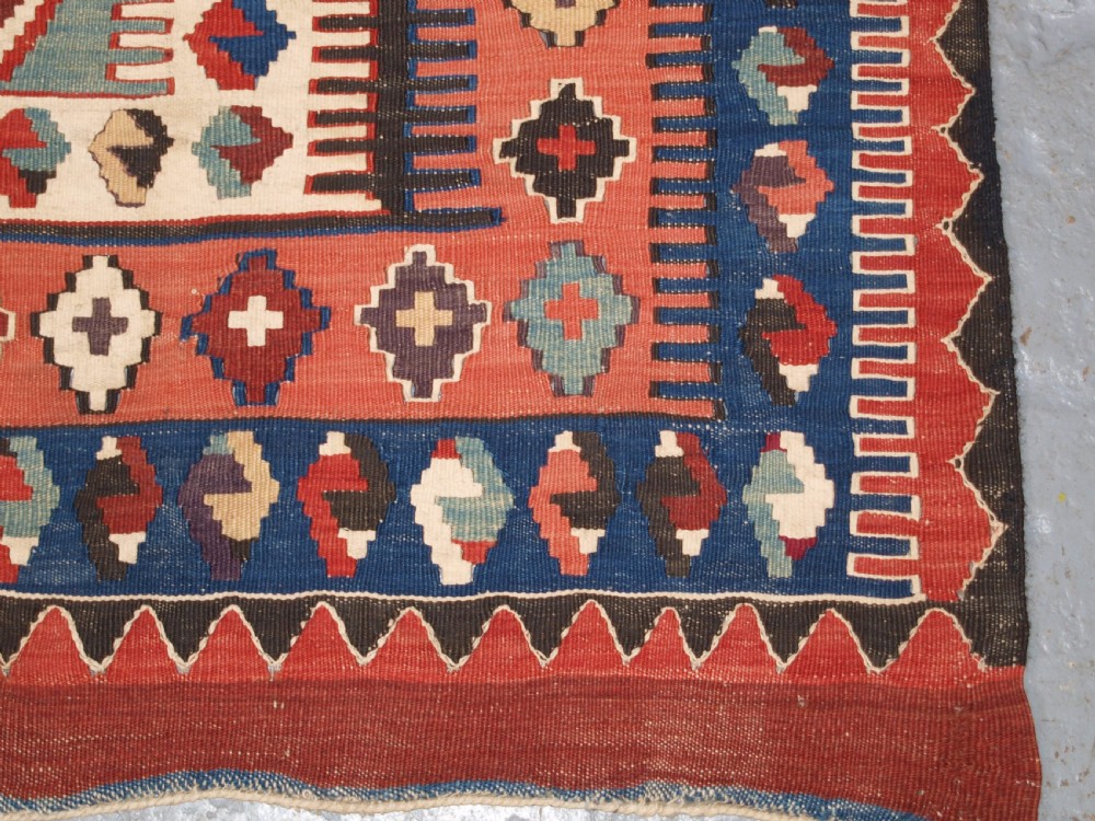 ANTIQUE TURKISH OBRUK PRAYER KILIM, SUPERB CONDITION, CIRCA 1900. View X