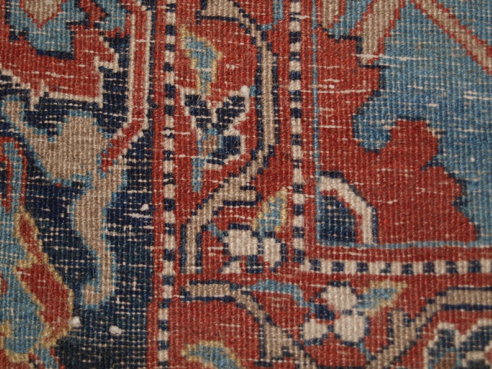 ANTIQUE TABRIZ RUG WITH SAFAVID INSPIRED VASE DESIGN, CIRCA 1920. View XIII