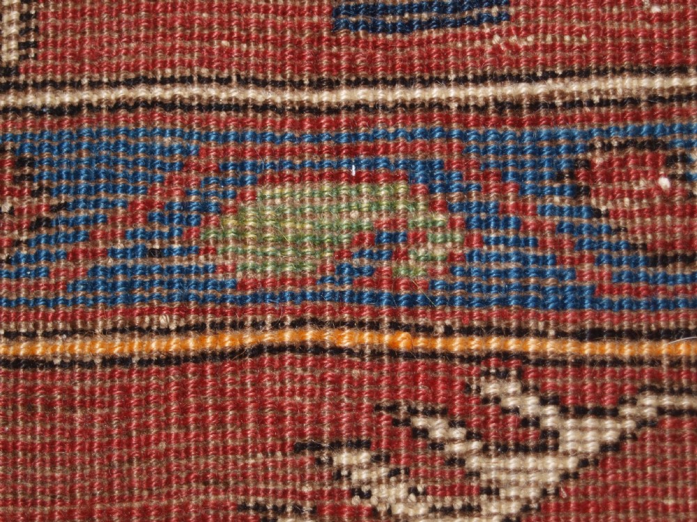 ANTIQUE CAUCASIAN KUBA REGION RUG WITH GYMYL DESIGN, CIRCA 1900. View XII