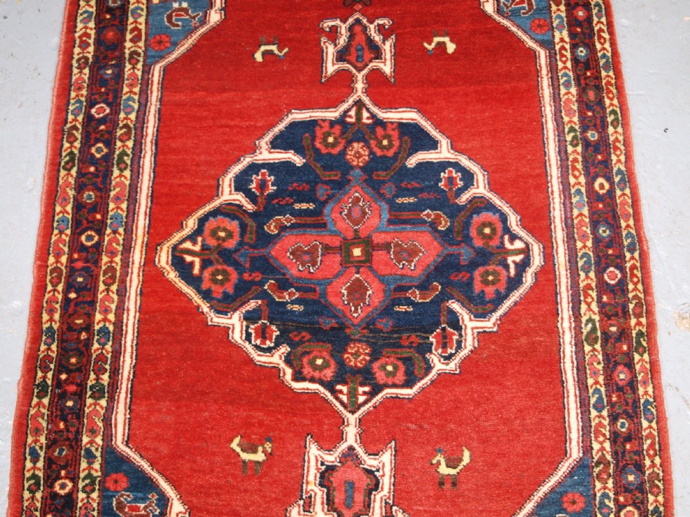 ANTIQUE BIJAR RUG OF SMALL SIZE, EXCELLENT CONDITION, CIRCA 1900. View IV