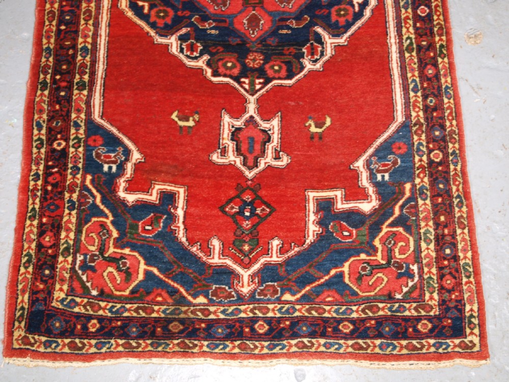 ANTIQUE BIJAR RUG OF SMALL SIZE, EXCELLENT CONDITION, CIRCA 1900. View V