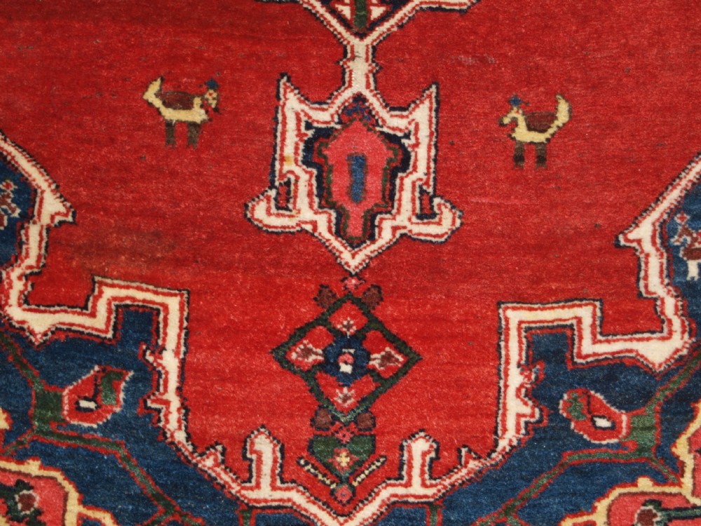 ANTIQUE BIJAR RUG OF SMALL SIZE, EXCELLENT CONDITION, CIRCA 1900. View IX