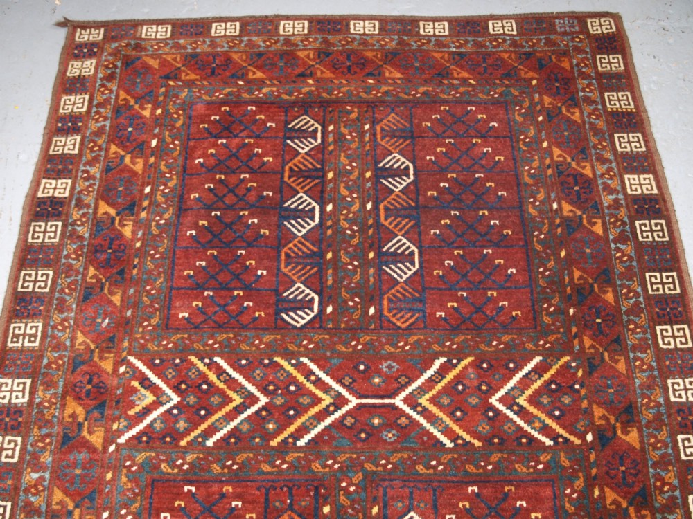 ANTIQUE ERSARI TURKMEN ENSI, OUTSTANDING CONDITION, CIRCA 1890. View II