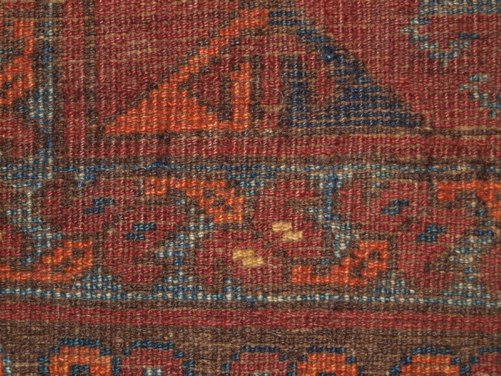 ANTIQUE ERSARI TURKMEN ENSI, OUTSTANDING CONDITION, CIRCA 1890. View XII