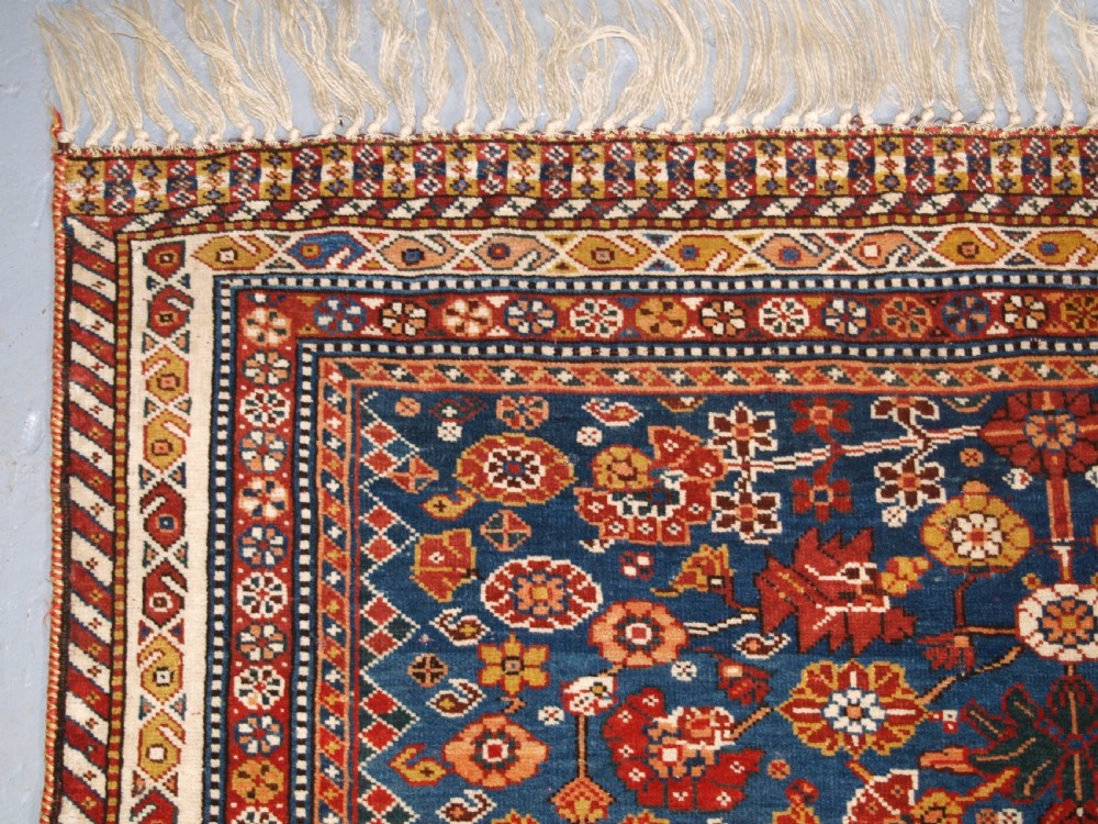 ANTIQUE TRIBAL QASHQAI RUG, EXCELLENT COLOUR AND CONDITION, CIRCA 1880. View VI
