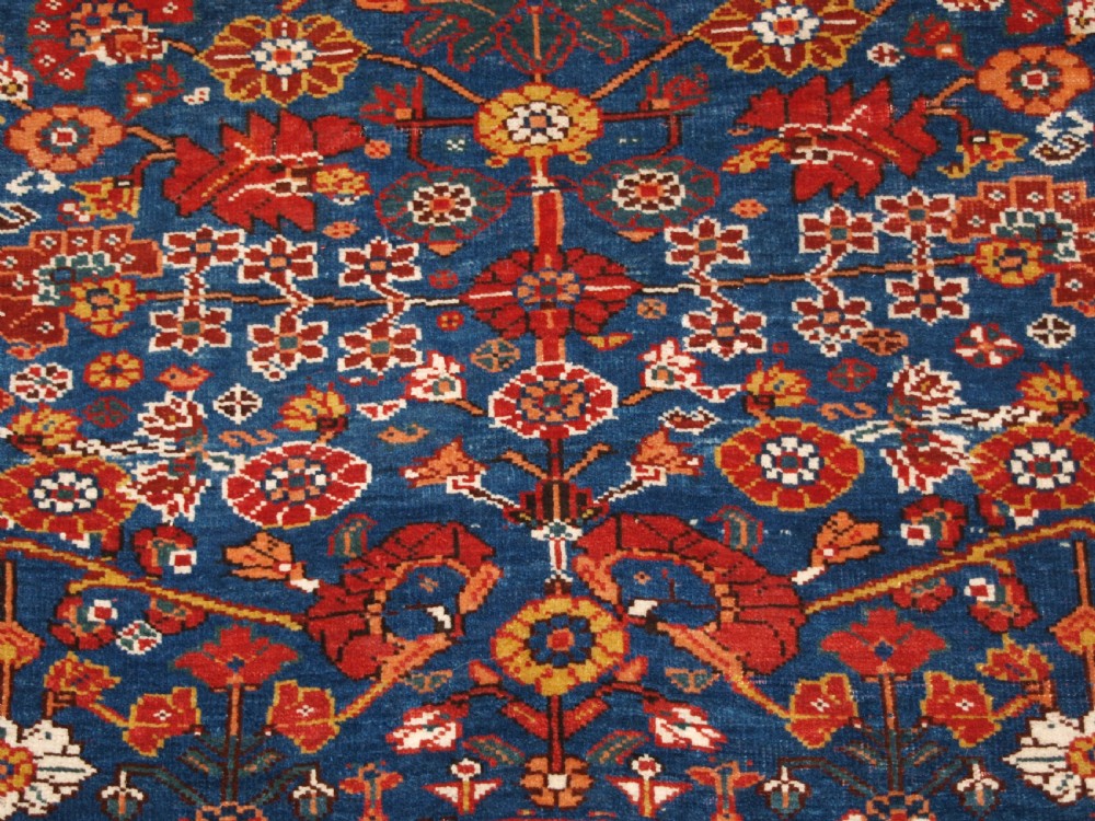 ANTIQUE TRIBAL QASHQAI RUG, EXCELLENT COLOUR AND CONDITION, CIRCA 1880. View XI