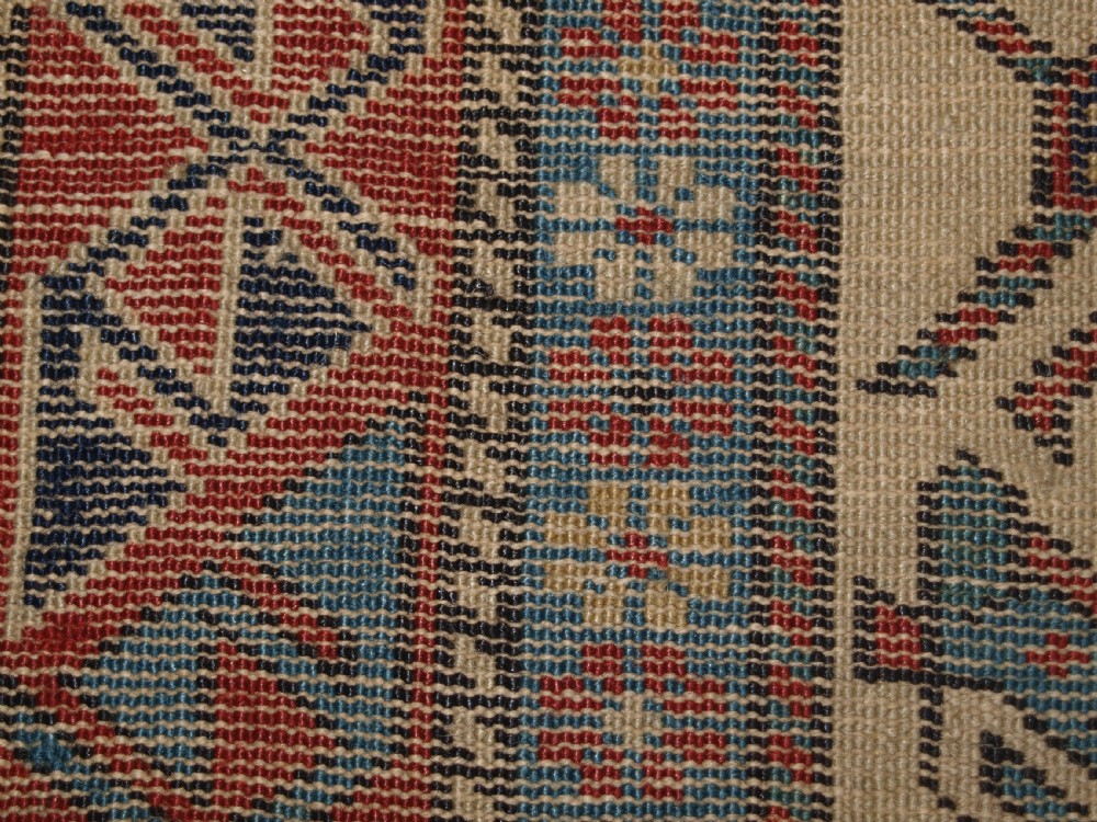 ANTIQUE CAUCASIAN SHIRVAN PRAYER RUG, EX ZALESKI COLLECTION, DATED 1320 / 1902. View XIII