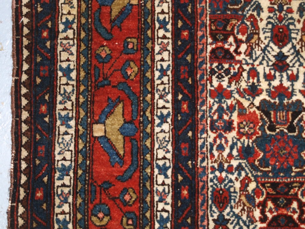 ANTIQUE ABEDEH RUG WITH ZILI SULTAN DESIGN, SUPERB EXAMPLE, CIRCA 1920. View VII
