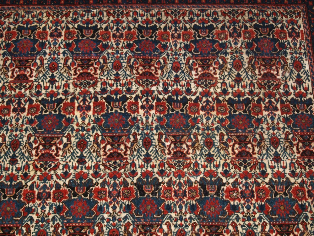 ANTIQUE ABEDEH RUG WITH ZILI SULTAN DESIGN, SUPERB EXAMPLE, CIRCA 1920. View VIII