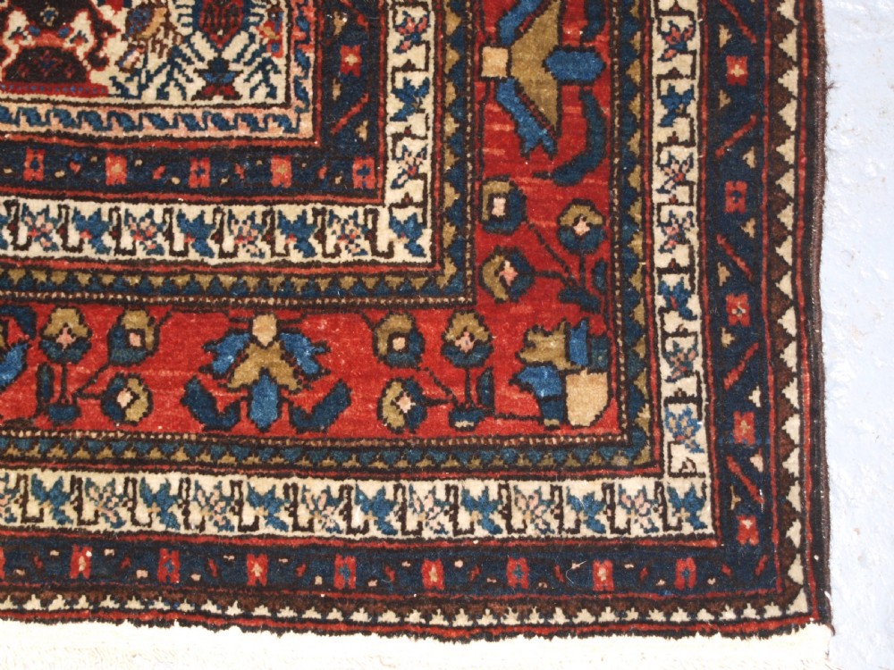 ANTIQUE ABEDEH RUG WITH ZILI SULTAN DESIGN, SUPERB EXAMPLE, CIRCA 1920. View IX