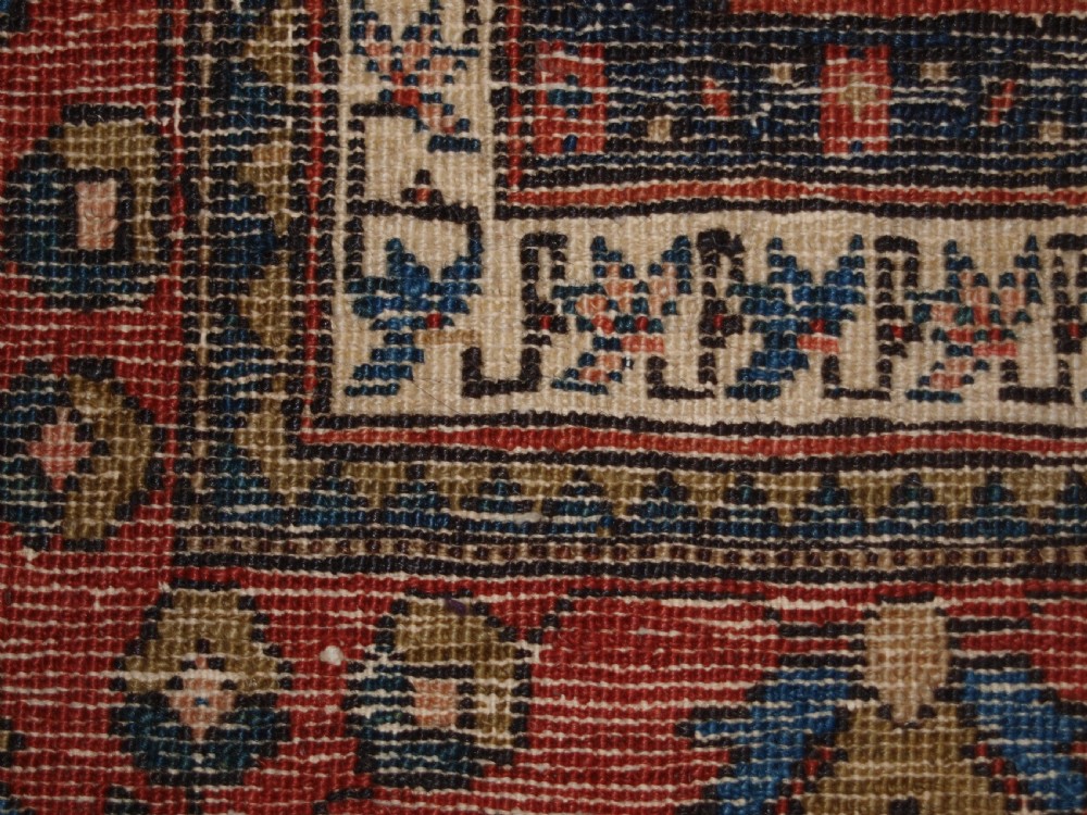 ANTIQUE ABEDEH RUG WITH ZILI SULTAN DESIGN, SUPERB EXAMPLE, CIRCA 1920. View XI