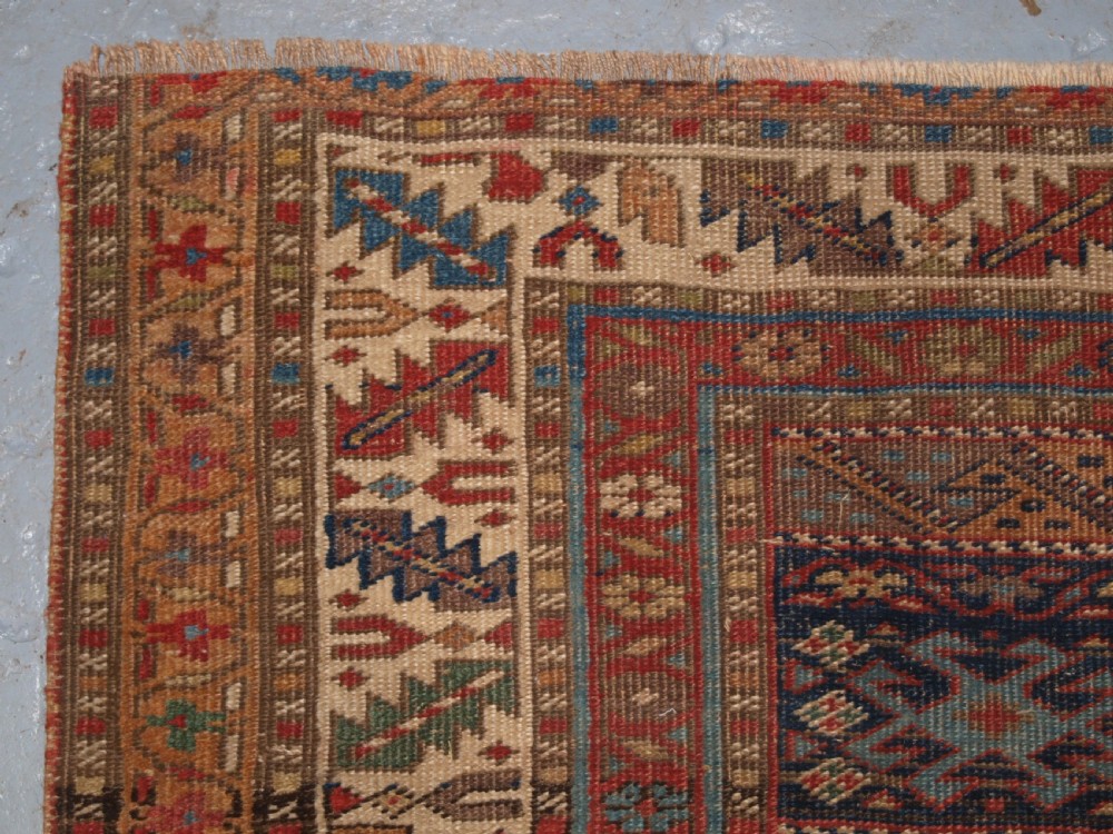 ANTIQUE SOUTH CAUCASIAN KURDISH RUNNER OF UNUSUAL DESIGN, CIRCA 1890. View VIII