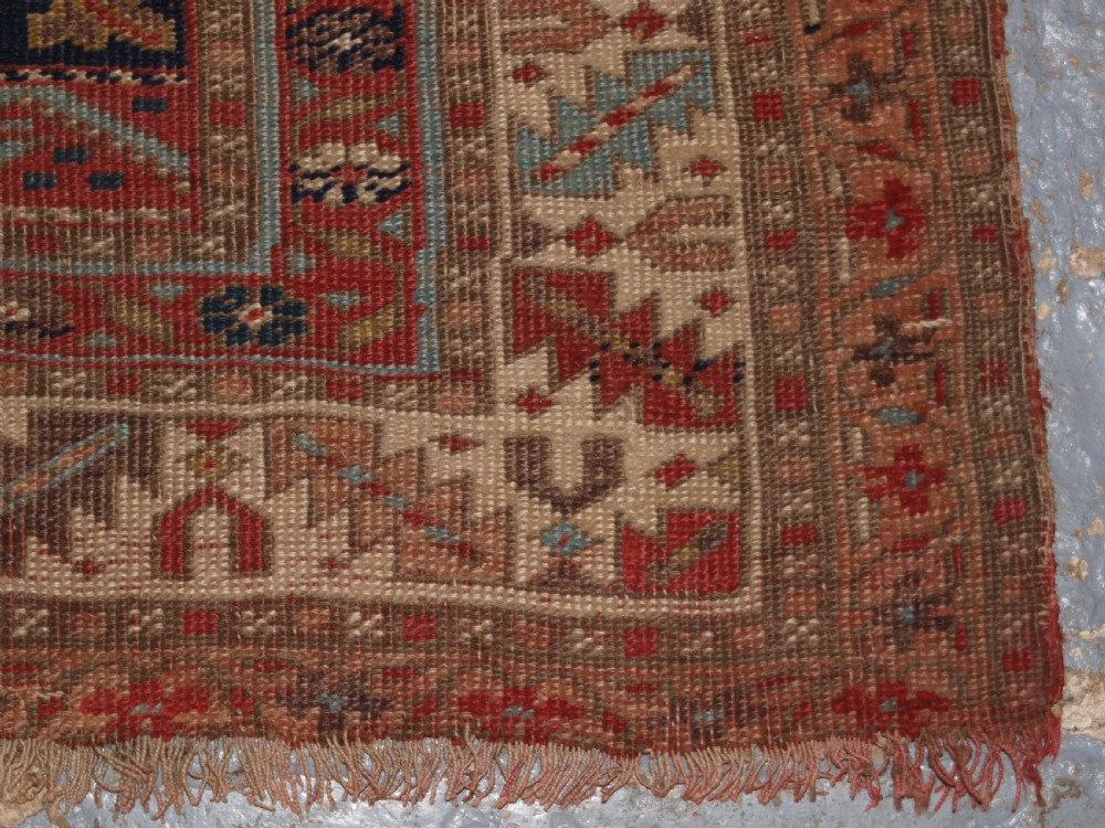 ANTIQUE SOUTH CAUCASIAN KURDISH RUNNER OF UNUSUAL DESIGN, CIRCA 1890. View XIII