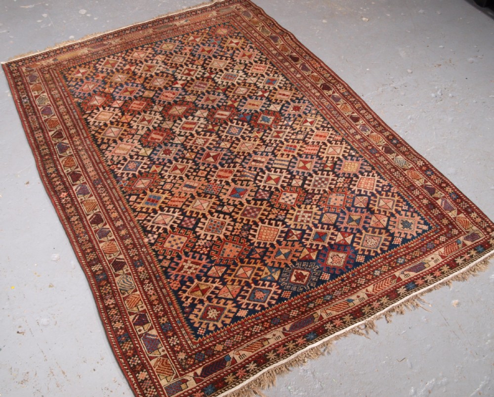 ANTIQUE CAUCASIAN SHIRVAN MARASALI RUG, VERY FINE, CIRCA 1890. View II
