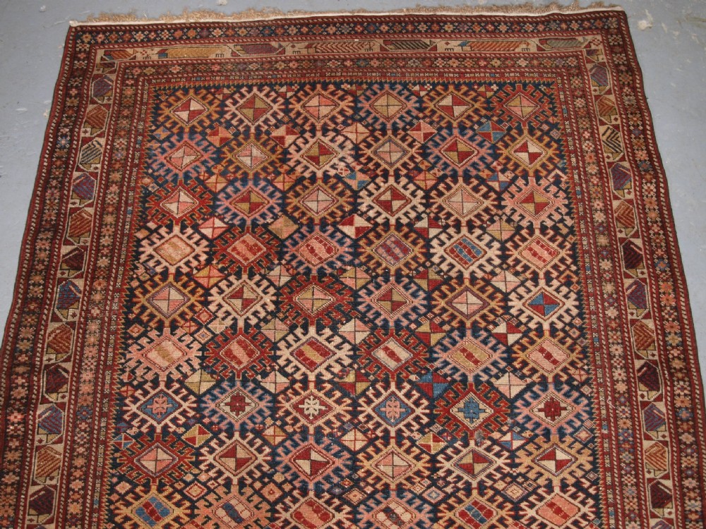 ANTIQUE CAUCASIAN SHIRVAN MARASALI RUG, VERY FINE, CIRCA 1890. View III