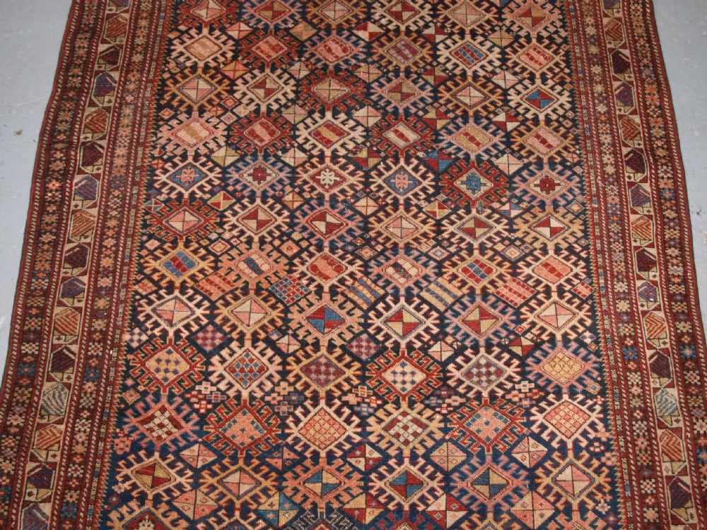 ANTIQUE CAUCASIAN SHIRVAN MARASALI RUG, VERY FINE, CIRCA 1890. View IV