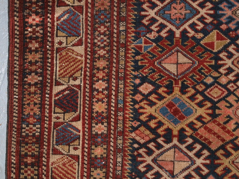 ANTIQUE CAUCASIAN SHIRVAN MARASALI RUG, VERY FINE, CIRCA 1890. View VII
