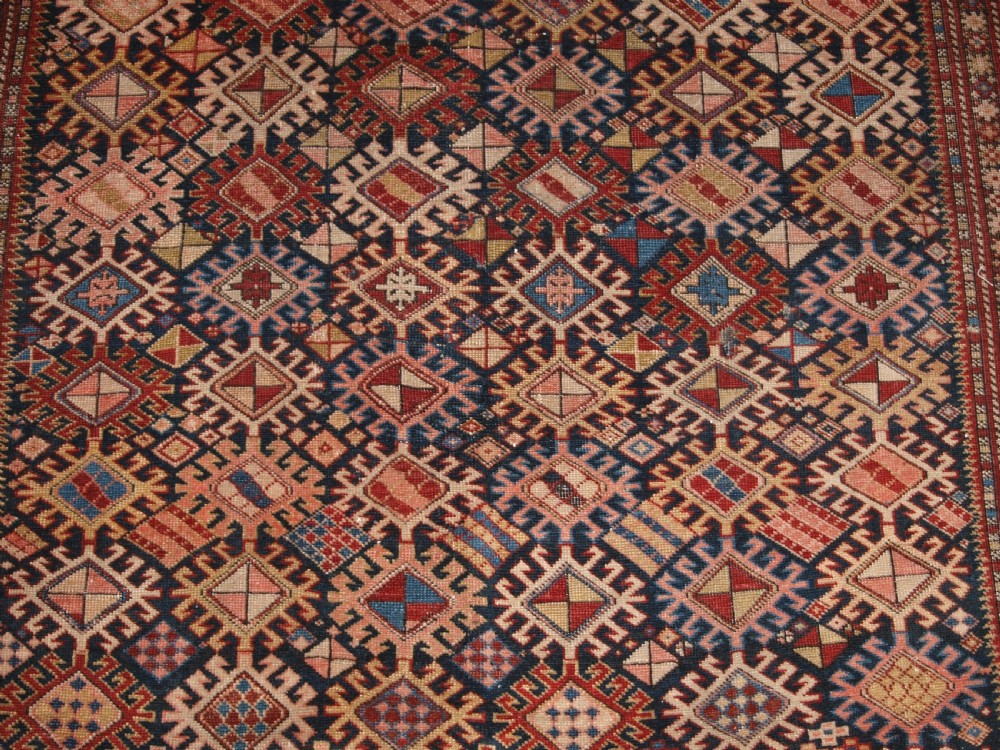 ANTIQUE CAUCASIAN SHIRVAN MARASALI RUG, VERY FINE, CIRCA 1890. View IX