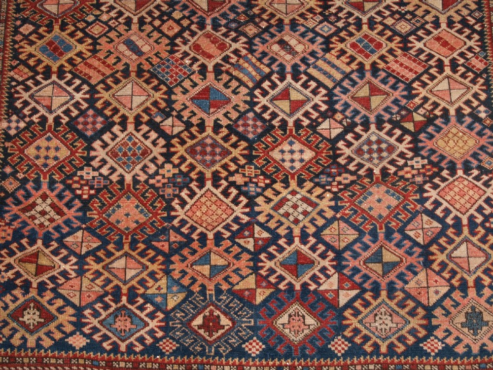 ANTIQUE CAUCASIAN SHIRVAN MARASALI RUG, VERY FINE, CIRCA 1890. View XI