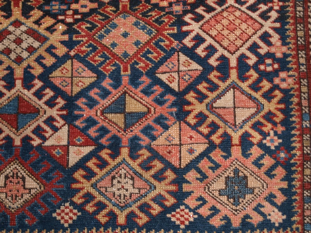ANTIQUE CAUCASIAN SHIRVAN MARASALI RUG, VERY FINE, CIRCA 1890. View XII