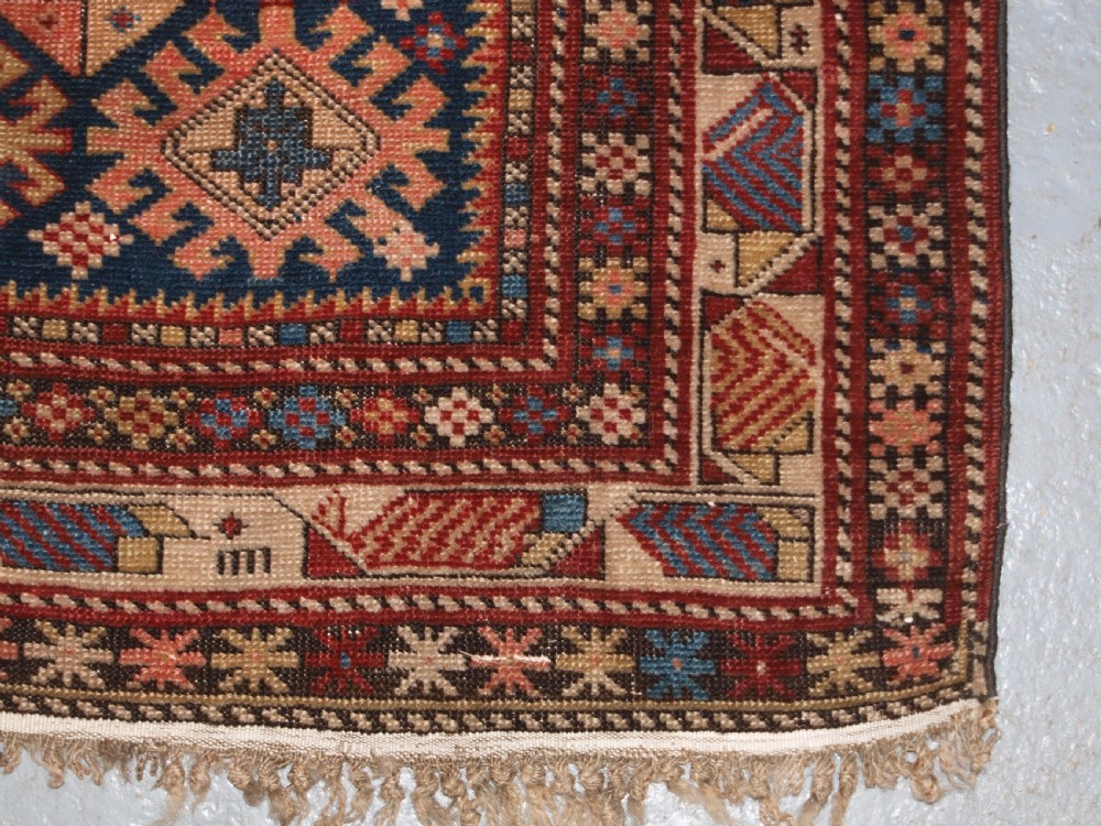 ANTIQUE CAUCASIAN SHIRVAN MARASALI RUG, VERY FINE, CIRCA 1890. View XIV