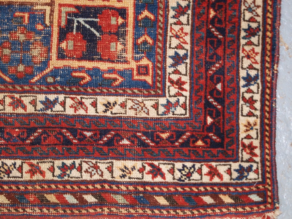 ANTIQUE AFSHAR TRIBAL RUG, SCARCE DESIGN, AS FOUND CONDITION, LATE 19TH CENTURY. View X