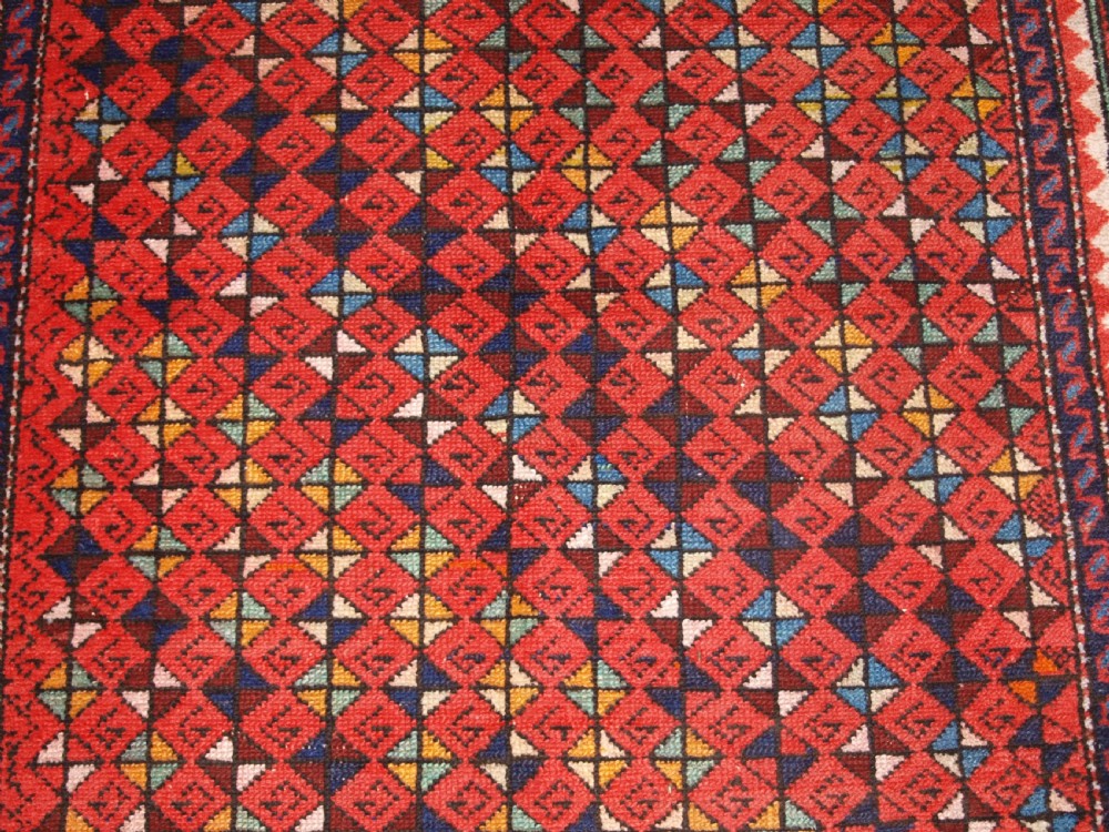 ANTIQUE KURDISH VILLAGE RUG, GREAT FURNISHING RUG, CIRCA 1920. View X