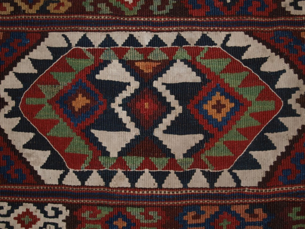 ANTIQUE ANATOLIAN MALATYA CHUVAL KILIM, SUPERB TRADITIONAL COLOUR AND DESIGN, CIRCA 1900. View IX