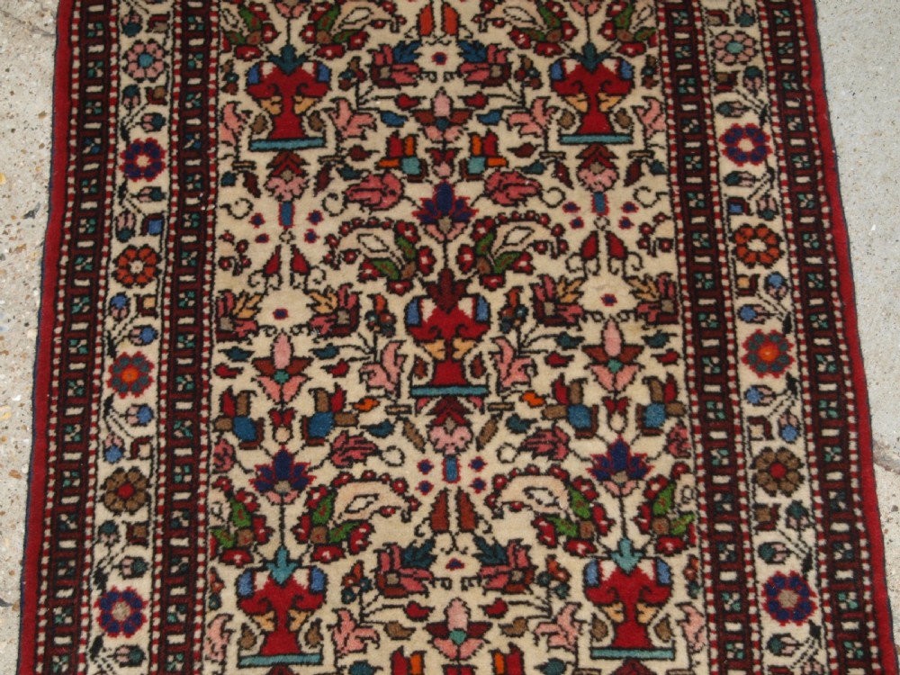 OLD HAMADAN REGION RUNNER, LONG AND NARROW, CIRCA 1930. View IV