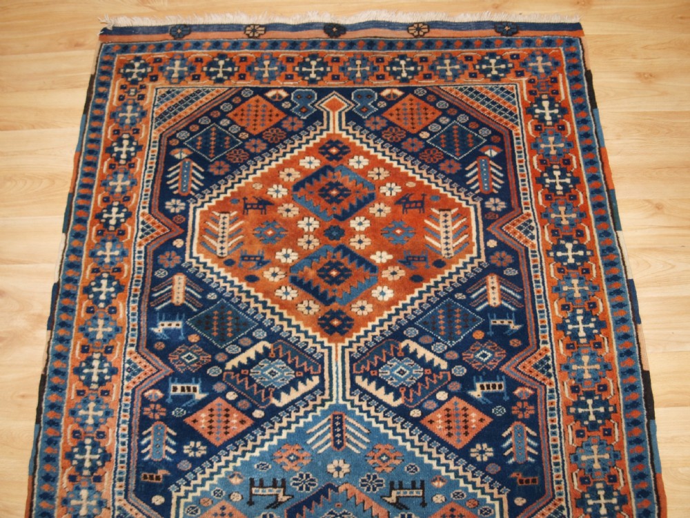 OLD TURKISH YAGCEBEDIR VILLAGE RUG WITH CAUCASIAN SHIRVAN DESIGN, CIRCA 1930. View IV