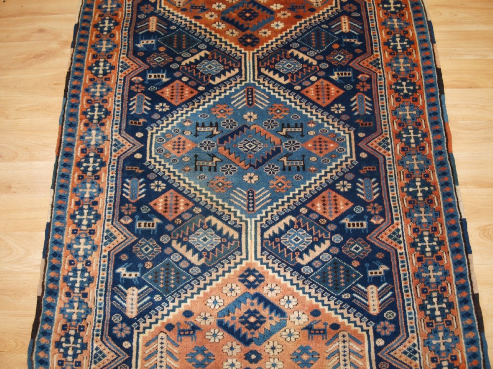 OLD TURKISH YAGCEBEDIR VILLAGE RUG WITH CAUCASIAN SHIRVAN DESIGN, CIRCA 1930. View V