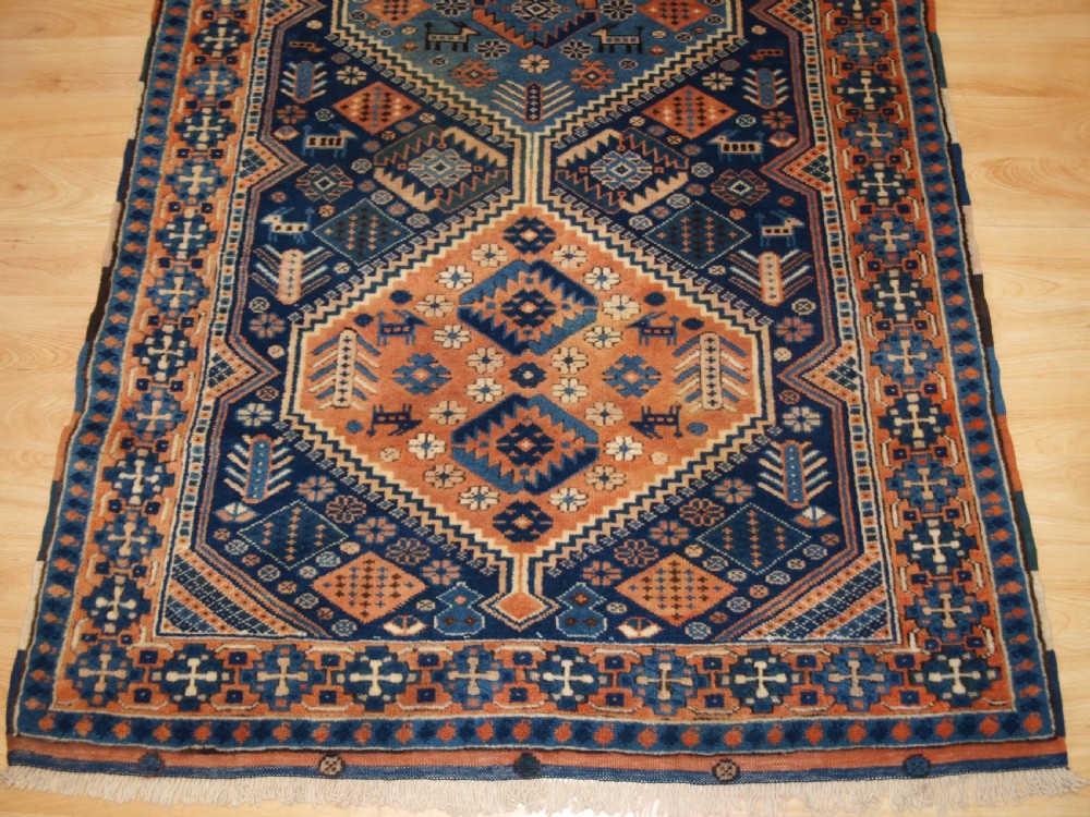 OLD TURKISH YAGCEBEDIR VILLAGE RUG WITH CAUCASIAN SHIRVAN DESIGN, CIRCA 1930. View VI