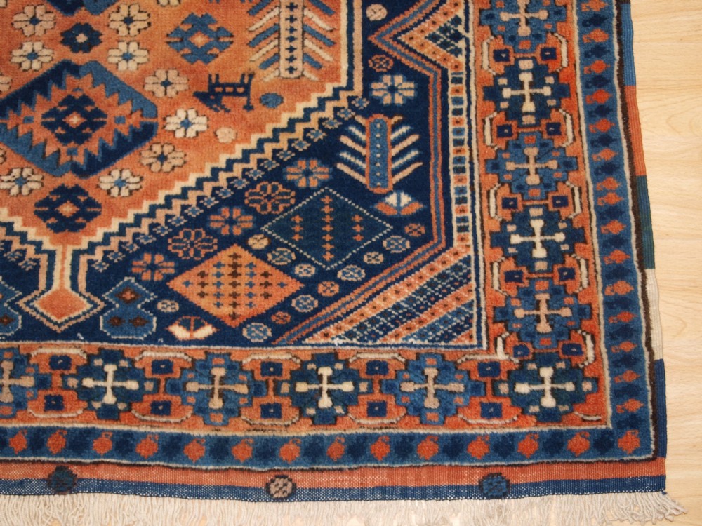 OLD TURKISH YAGCEBEDIR VILLAGE RUG WITH CAUCASIAN SHIRVAN DESIGN, CIRCA 1930. View IX