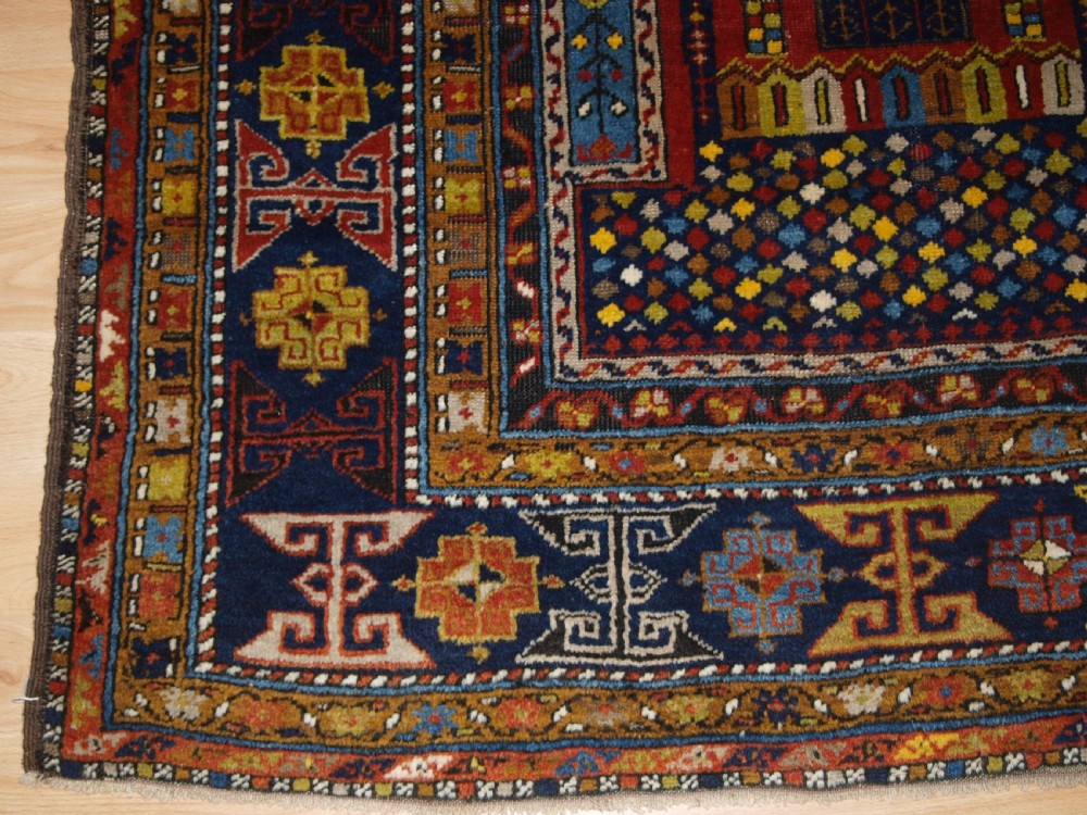 ANTIQUE TURKISH YAHYALI VILLAGE RUG WITH SCARCE MOSQUE DESIGN, CIRCA 1900/20. View IX