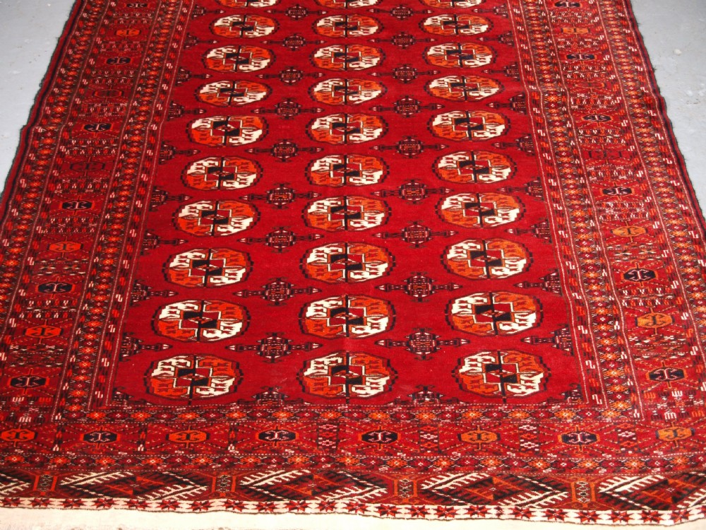 ANTIQUE AFGHAN TURKMEN RUG, EXCELLENT CONDITION, CIRCA 1900/20. View IV