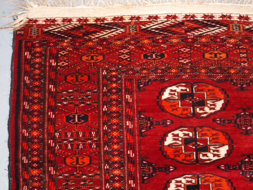 ANTIQUE AFGHAN TURKMEN RUG, EXCELLENT CONDITION, CIRCA 1900/20. View V