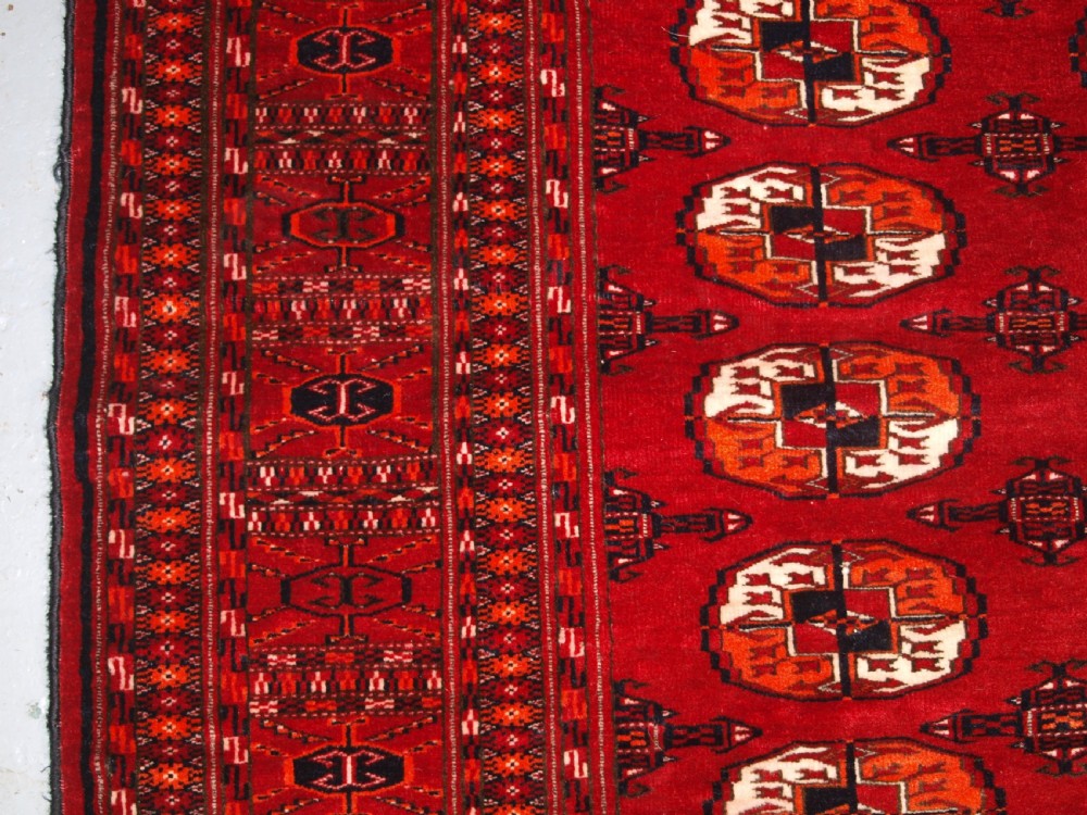 ANTIQUE AFGHAN TURKMEN RUG, EXCELLENT CONDITION, CIRCA 1900/20. View VI