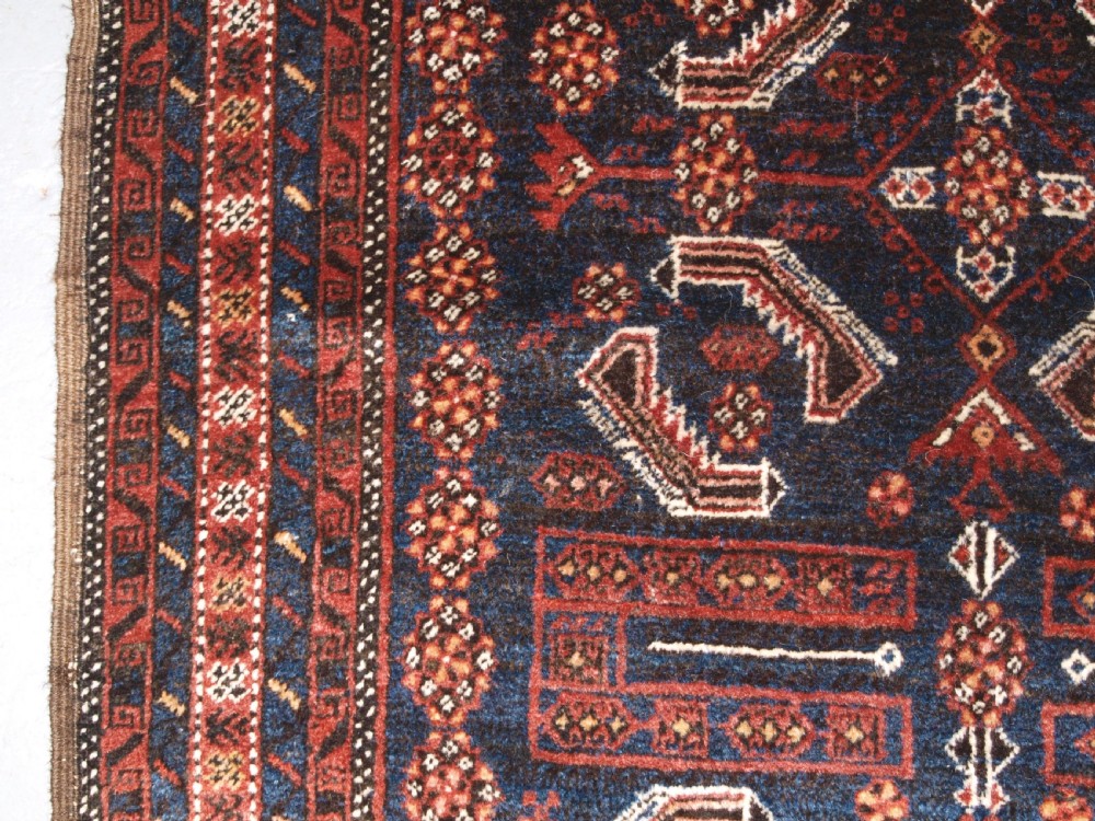 ANTIQUE BALUCH RUG, SALAR KHANI SUB TRIBE, HERATI DESIGN, CIRCA 1900. View VII