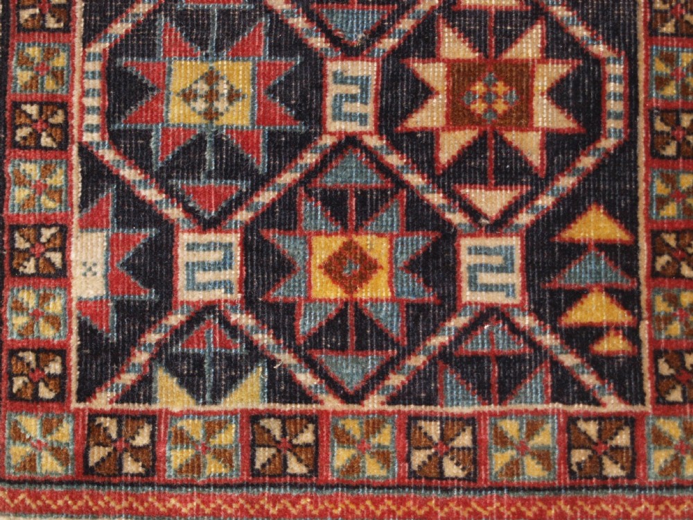 ANTIQUE CAUCASIAN TALISH RUG OF SCARCE SMALL SIZE, CIRCA 1900. View VIII