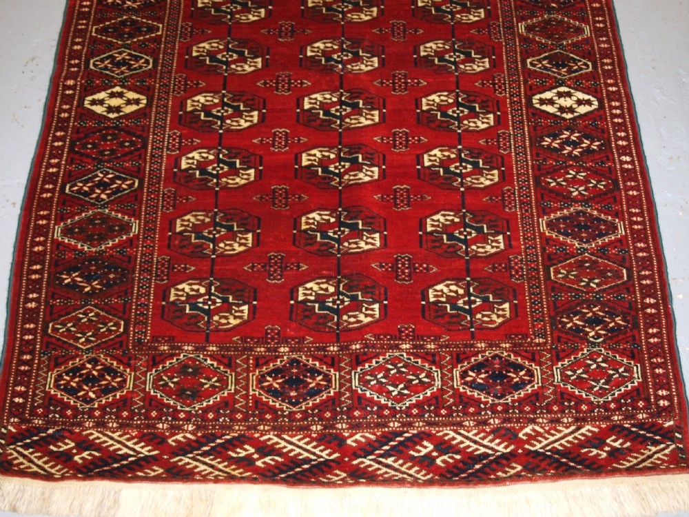 OLD AFGHAN TURKMEN RUG, EXCELLENT CONDITION, GOOD COLOUR, CIRCA 1920/30. View VII