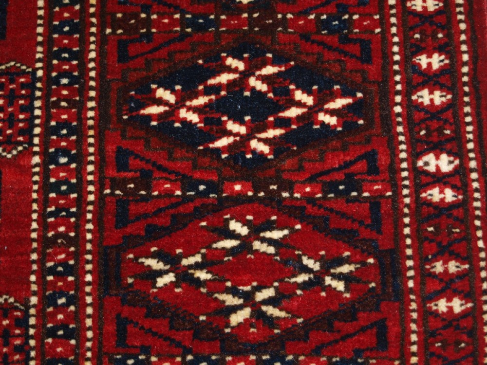 OLD AFGHAN TURKMEN RUG, EXCELLENT CONDITION, GOOD COLOUR, CIRCA 1920/30. View XII