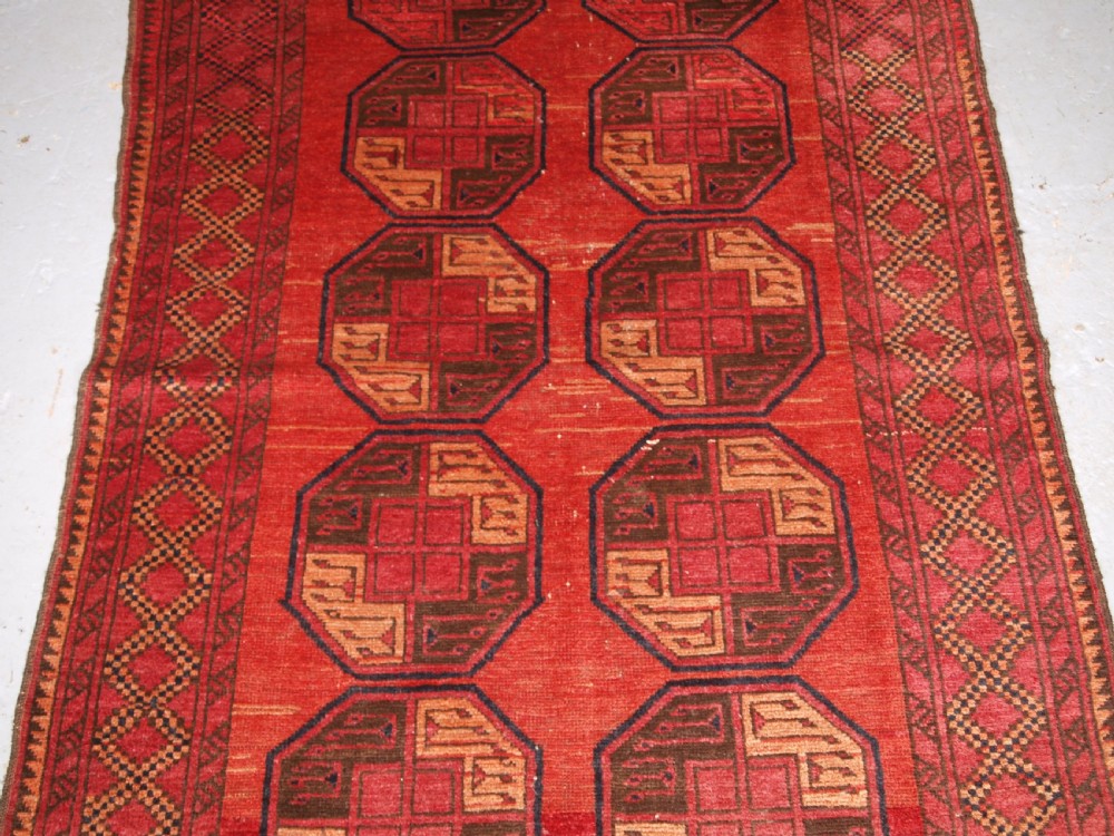 ANTIQUE NOTH AFGHAN SULYMAN VILLAGE RUG, EXCELLENT COLOUR, CIRCA 1900/20. View IV