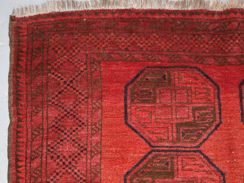 ANTIQUE NOTH AFGHAN SULYMAN VILLAGE RUG, EXCELLENT COLOUR, CIRCA 1900/20. View VI